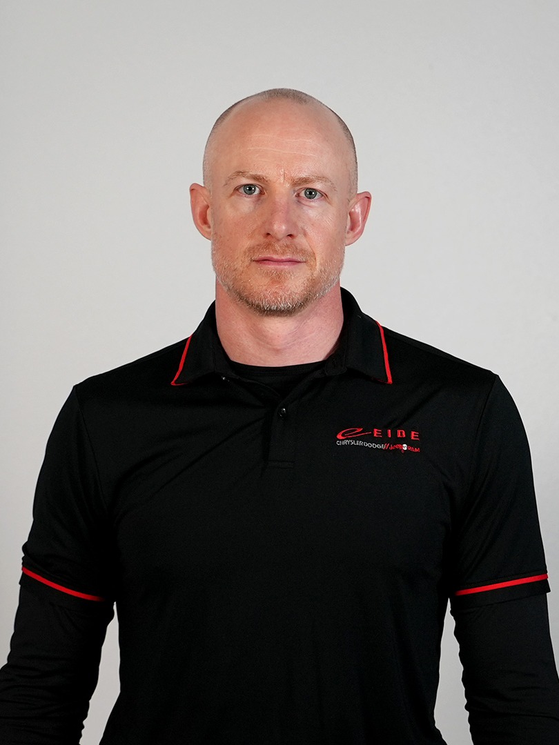 Service Department Manager Chris Flemmer in Service at Eide Chrysler